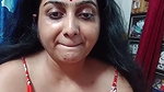 Bengali aunty pressing her nipple  showing