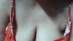 Bengali aunty pressing her nipple  showing