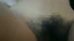 Boyfriend fingering her girlfriend hairly pussy  fuck