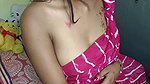 Hot babe show her nipple  boob on live
