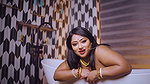 Hot Bengali model show her boobs in transparent white saree