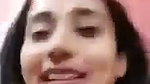 Hot girlfriend showing her sweet boobs on video call