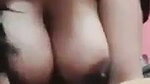 Hot girlfriend showing her sweet boobs on video call
