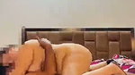 Sexy fatty aunty riding  fucking hard with husband friend