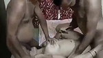 Threesome sex  enjoying
