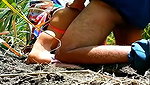 Field fucking   Outdoor sex video mms