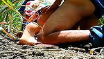 Field fucking   Outdoor sex video mms