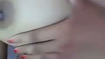 Gorgeous girl fingering   MMS video