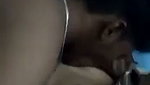 Indian GF making BF suck her tits
