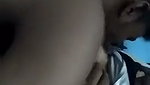 Indian GF making BF suck her tits
