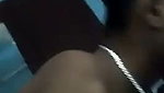 Indian GF making BF suck her tits