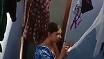 Spying Indian college girl in bathroom