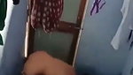 Spying Indian college girl in bathroom