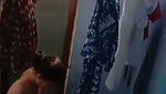 Spying Indian college girl in bathroom