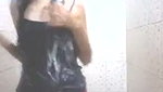 Stay at home Indian teen bathing mms