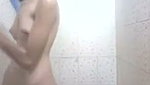 Stay at home Indian teen bathing mms