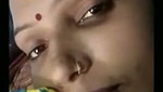 Village lady exposing nipple