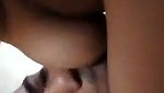 boyfriend suck gf boob
