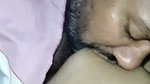 Husband suck his wife boobs