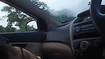 Neighbor uncle fingering bhabhi pussy inside car