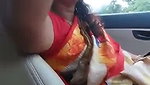 Neighbor uncle fingering bhabhi pussy inside car