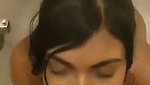 Sexy delhi girl give Blowjob fuck  cum on her boob