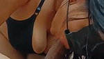 Sexy hot gf giving deeply Blowjob  bf love that