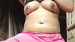 Sexy hot lady show her pussy  boob while bathing