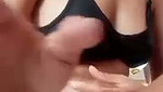 Beautiful girl show her boobs