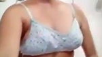 Beautiful girl showing her boobs