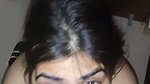 Beautiful hot girl giving Blowjob  cum on her face