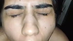 Beautiful hot girl giving Blowjob  cum on her face