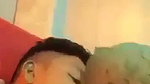 Boyfriend suck his muslim gf boob in restaurant