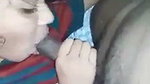 Hot girl giving deeply Blowjob with bf cock