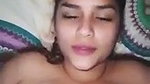 Hot girl show her big melon