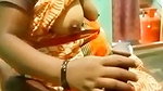 Sexy aunty give Handjob  show her boob
