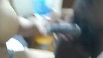 Sexy lady give Blowjob of lover condom cover dick