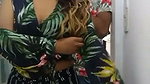 Sexy Mumbai girl Changing dress in Changing room