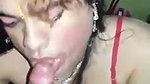 Shemale giving Blowjob to school mate