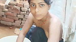 Neighbor young boy watching her bhabhi taking bath