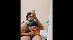 Sexy girl give Blowjob to bf