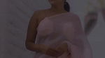 Chandini Tamilarasan huge boobs show in transparent blouse and saree