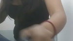 Beautiful girl Changing jean  showing her panty