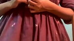 Girlfriend undress  show her huge boobs