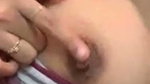 Hot girl show her boobs  pressing her nipple