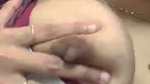 Hot girl show her boobs  pressing her nipple