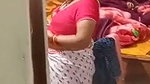 Mature aunty Changing dress