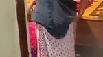 Mature aunty Changing dress