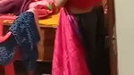 Mature aunty Changing dress