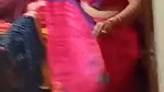 Mature aunty Changing dress